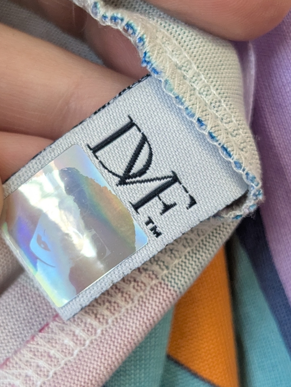 NEW Diane Von Furstenberg Dianette Silk Rainbow Wrap Top - Picture 7 of 7